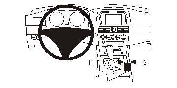 ProClip BMW 5-series, E60/E61 2004-2010 Kačenje na konzolu slika 6