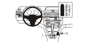 ProClip BMW X3 2004-2010 Kačenje na konzolu, automatik slika 6