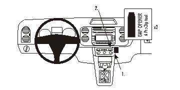 ProClip Volkswagen Golf Plus 2005-2009 Ugaono kačenje slika 6