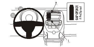 ProClip Toyota Aygo 2006-2014 Centralno kačenje slika 6