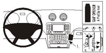 ProClip MB GL-class 2006-2012 Ugaono kačenje slika 6