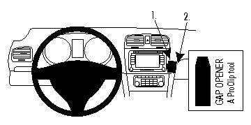 ProClip Volkswagen Golf VI 2009-2012 Ugaono kačenje slika 6