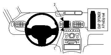 ProClip Citroen C3 Picasso 2009-2018 Centralno kačenje slika 6