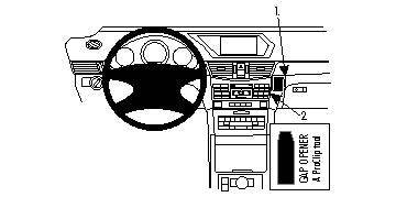 ProClip MB E-Class 2009-2014 Ugaono kačenje slika 6