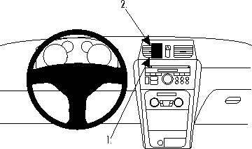 ProClip Suzuki SX4 2011-2015 Centralno kačenje slika 6