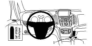 ProClip Opel Zafira C 2012-2019 Ugaono kačenje slika 6
