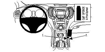 ProClip Hyundai Grand Santa Fe 2013-2018 Ugaono kačenje slika 6