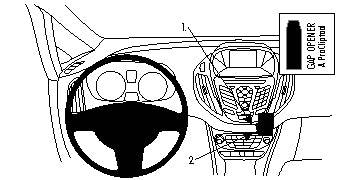 ProClip Ford B-max 2013-2018 Ugaono kačenje slika 6